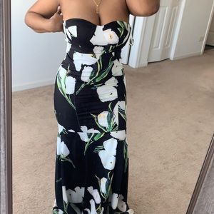 Long spring maxi dress